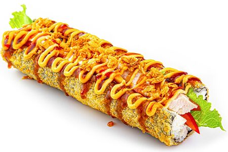 Роллдог с курицей