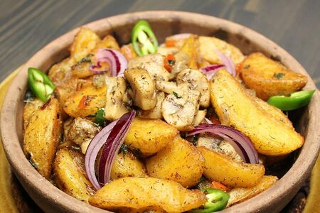 Картофель с грибами