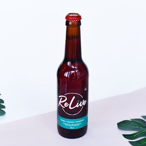 Комбуча Релайв на зеленом чае (тархун + черника + молочный улун)