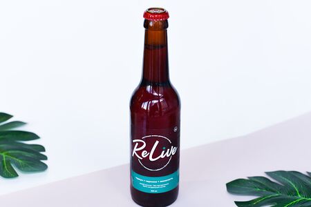 Комбуча ReLive на зеленом чае (тархун + черника + молочный улун)