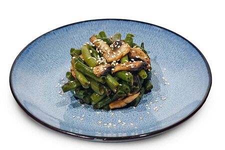 Фасоль с грибами