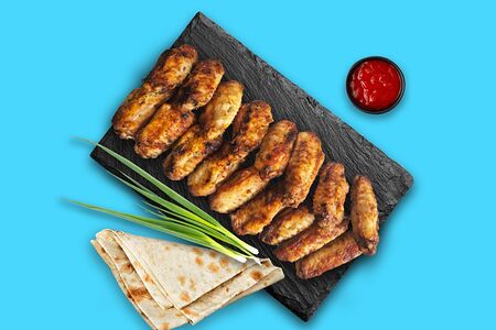 Крылышки с мангала