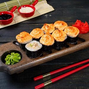 Запеченный ролл Кавасаки 