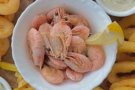 Пивные креветки в панцире 