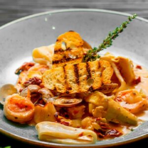 Соте из морепродуктов