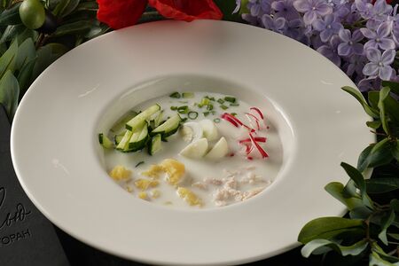 Окрошка на кефире