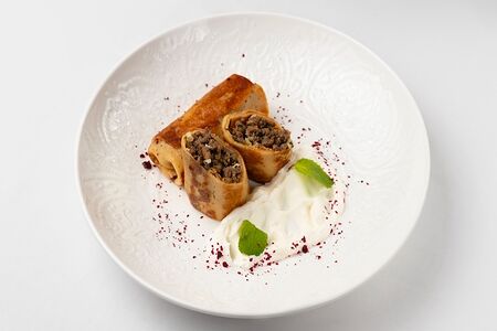 Блинчики с мясом