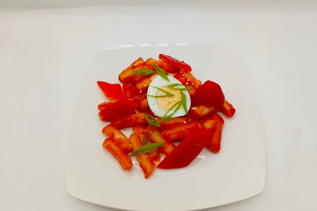 Токпокки с курицей 