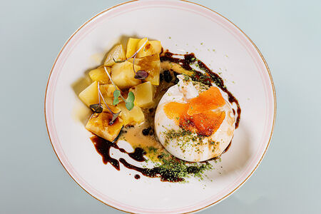 Буррата с боттаргой