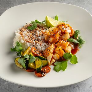 Окунь в кисло-сладком соусе