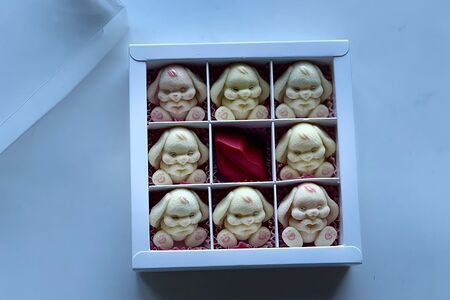 Шоколадный набор Кролики