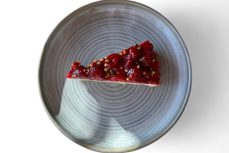 Чизкейк Малина-Фисташка