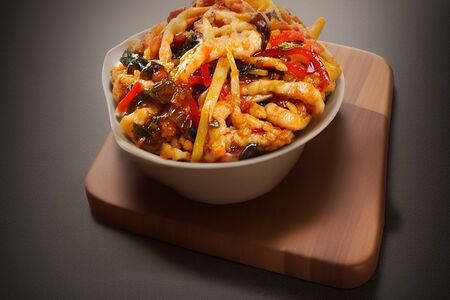 Мясо веревочкой