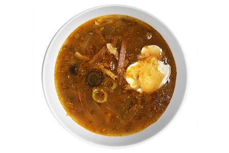 Суп солянка мясная