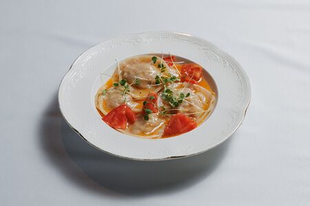 Равиоли с креветками и Песто