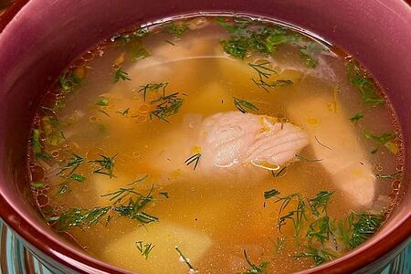 Уха из сёмги