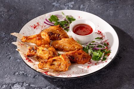 Шашлык из куриных крылышек