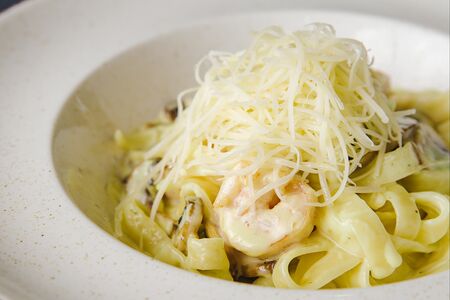 Паста с креветками 