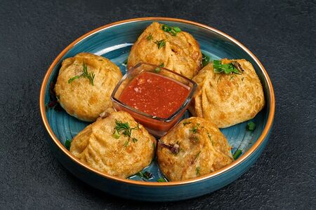 Манты жареные