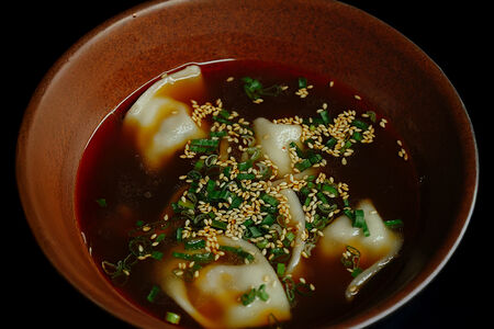 Куриный бульон с дамплингами