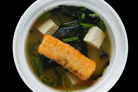 Мисо-суп с лососем