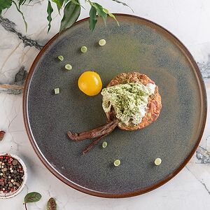 Тартар из вырезки молодого бычка