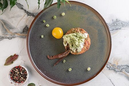 Тартар из вырезки молодого бычка