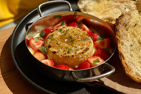 Камамбер на гриле