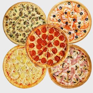 5 пицц малые