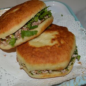 Китайский бургер со свининой