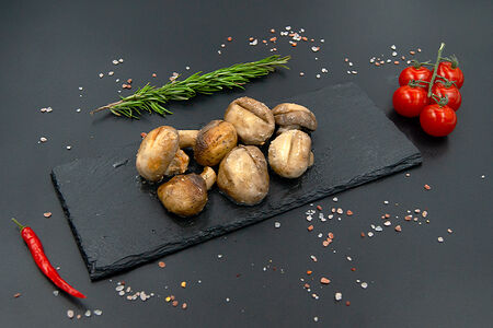 Шампиньоны на углях