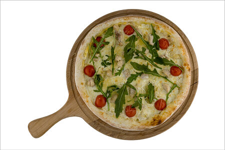 Пицца Цезарь с курицей