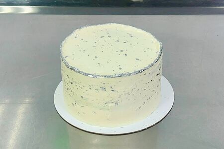 Бенто-торт с вашей надписью серебро