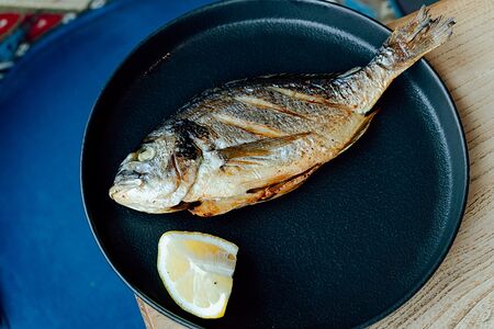 Дорадо на гриле