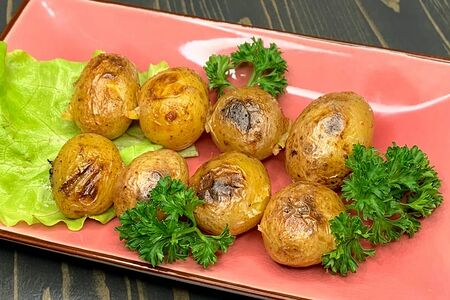 Мини-картошка на углях