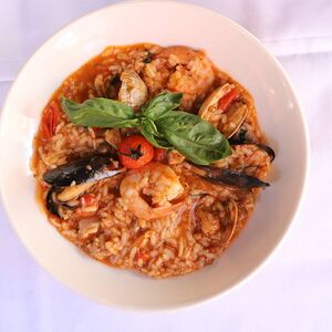 Ризотто с морепродуктами