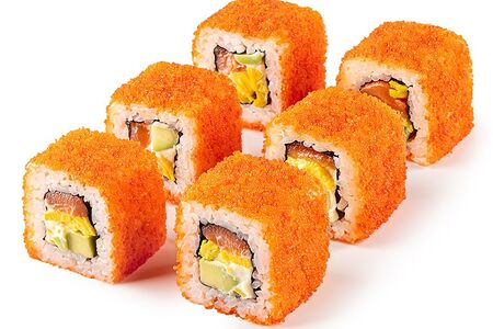 Ролл Калифорния с лососем