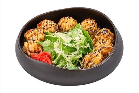 Ролл Цезарь запеченный