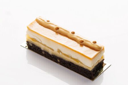 Десерт Груша-Бри-Карамель