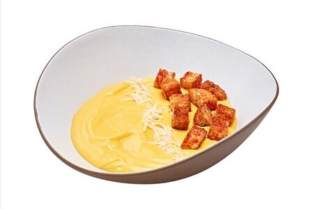 Крем суп сырный