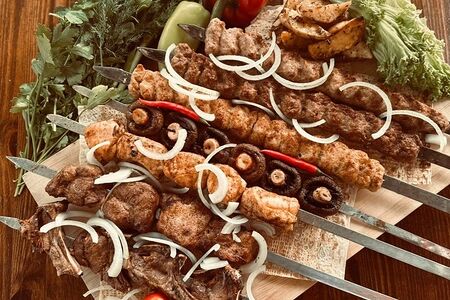 Ассорти блюд на углях №3