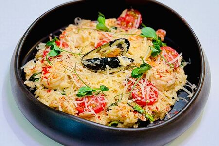 Орзо с морепродуктами