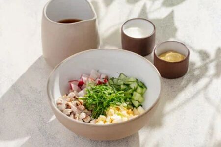 Окрошка на квасе 