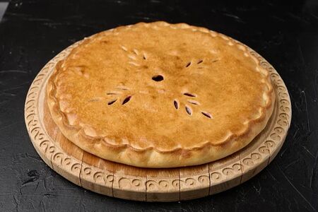 Осетинский пирог с яблоком