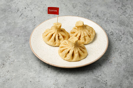 Хинкали с телятиной жареные