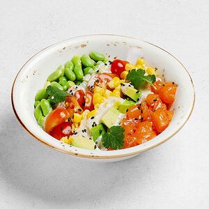 Поке с лососем 290 гр