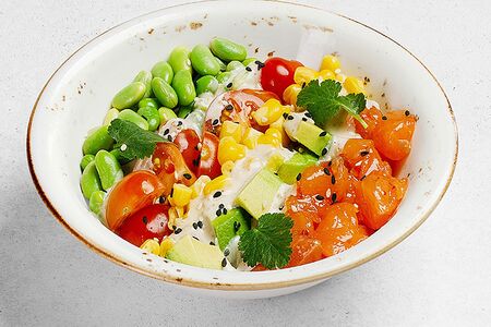 Поке с лососем 290 гр