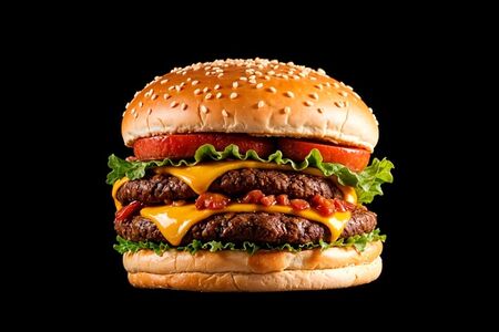 Бургер Барбекю с говяжьей котлетой 