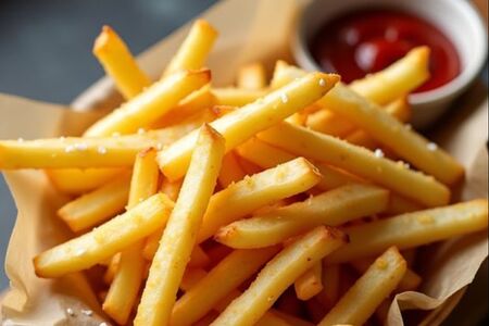 Картофель фри с кетчупом