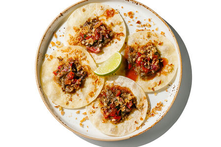 Тако с говядиной